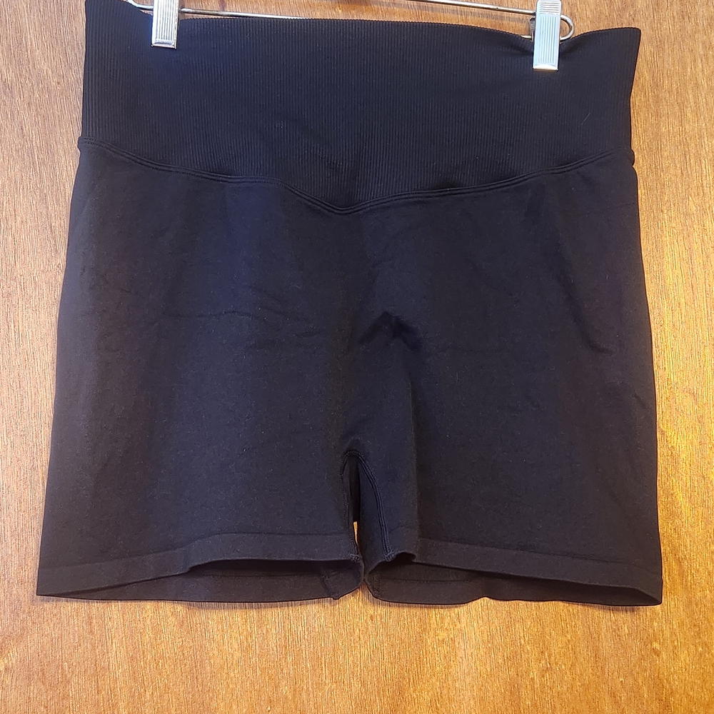 PINK Victoria's Secret Black Bike Shorts